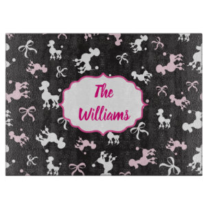 Chic Poodle Passion Cutting Board