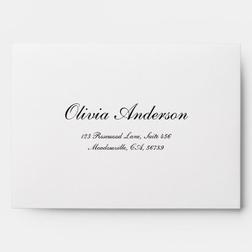 Chic Printed Wedding Envelopes