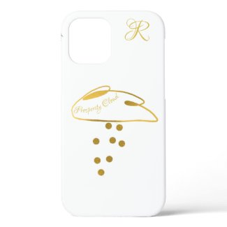 Chic Prosperity Cloud Monogram iPhone 12 Case