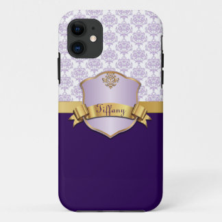 Chic Purple and Lavender iPhone 5S Case
