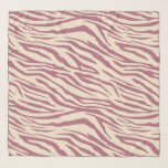 Chic Purple Cassis Ivory Zebra Pattern Scarf<br><div class="desc">Chic chiffon scarf with a stylish purple cassis and ivory zebra pattern. Elegant and fashionable design. Exclusively designed for you by Happy Dolphin Studio. If you need any help or matching products,  please contact us at happydolphinstudio@outlook.com.</div>