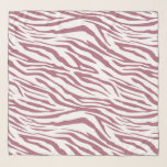 Chic Purple Cassis Zebra Pattern Scarf<br><div class="desc">Chic chiffon scarf with a stylish purple cassis zebra pattern. Elegant and fashionable design. Exclusively designed for you by Happy Dolphin Studio. If you need any help or matching products,  please contact us at happydolphinstudio@outlook.com.</div>