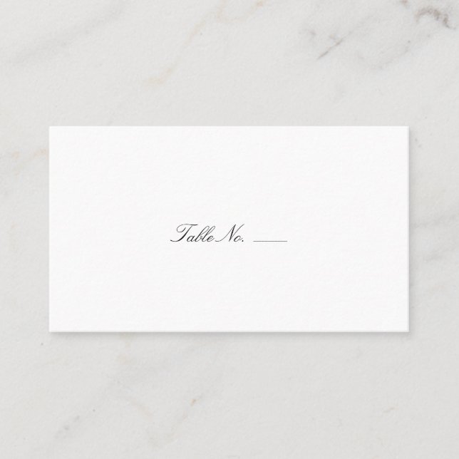Chic Purple Stripes Guest Escort Cards (Front)