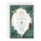 Chic Quinceañera Emerald Green Floral Butterfly In