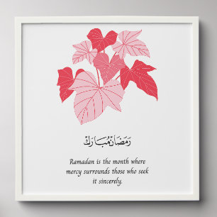 Chic Ramadan Wall Art with Minimalist Design  Peel And Stick Photo Tile