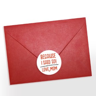Chic Red And White Boss Mom Funny Saying Typo 