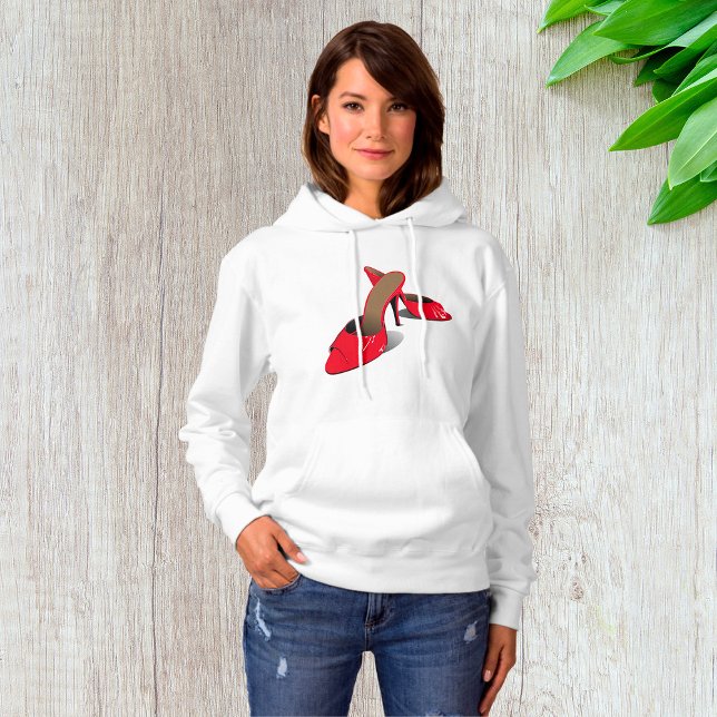 Chic Red High Heels Glamorous Stiletto Fashion  Hoodie (Creator Uploaded)