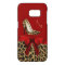 Chic Red & Jaguar Print Samsung Galaxy S7 Case