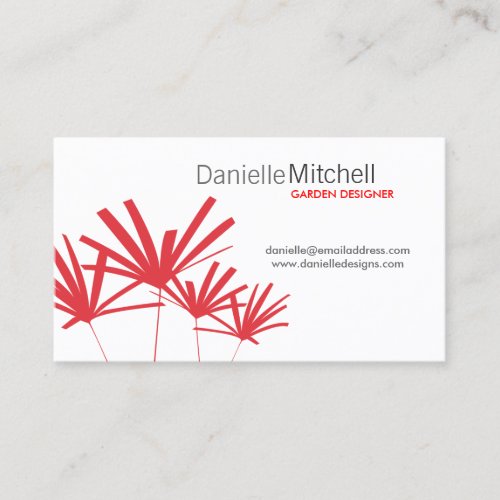 RED PALMS Business Card