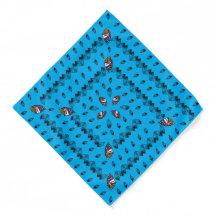 Chic Red White Blue Ice Cream Cone Spiral
