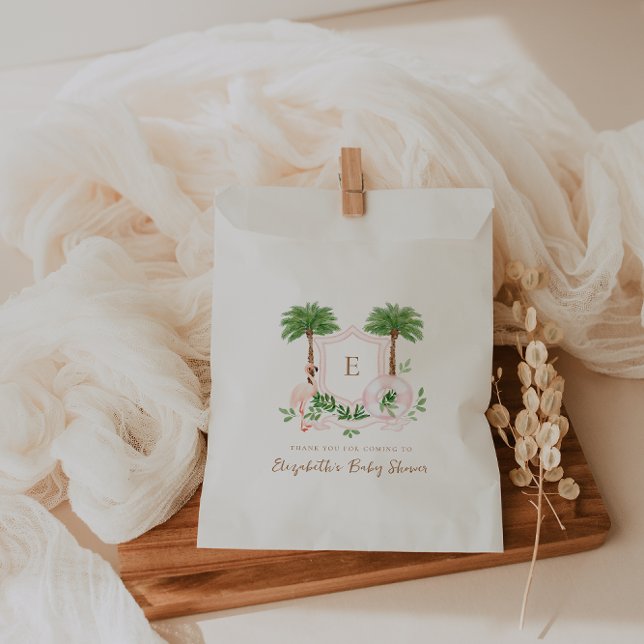 Chic Retro Palm Springs Baby Shower Favor Bag (Creator Uploaded)