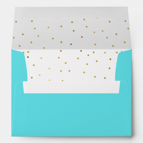 Chic Robins Egg Blue Wedding Envelope