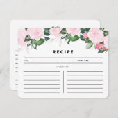 Chic Romance | Recipe Card (Front/Back)