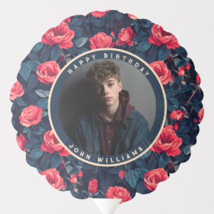 Chic Rose Birthday Balloon For Birthday Bash