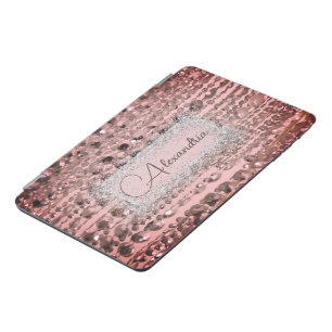 Chic Rose Glittery Blush Stringed Beads     iPad Mini Cover