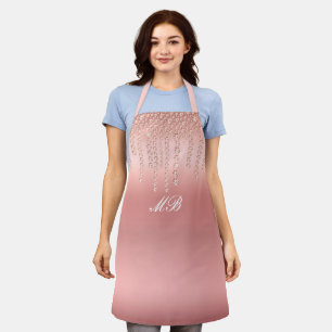 Chic Rose Gold Apron