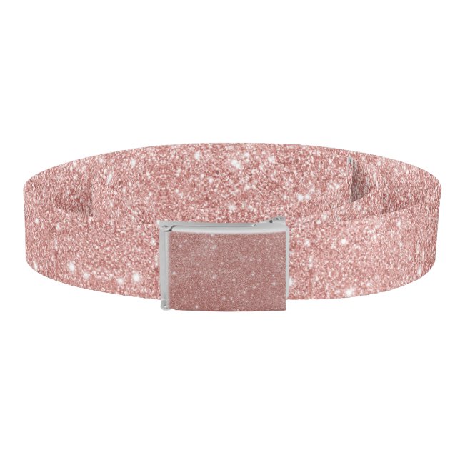 Chic rose gold glitter belt (Coil)