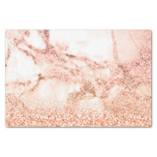 Pink Rose Gold Marble Craft Tissue Paper