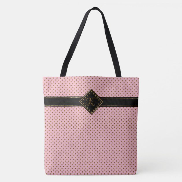 rose gold large tote bag