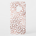 Chic Rose Gold Leopard Cheetah Animal Print Case-Mate Samsung Galaxy S9 Case<br><div class="desc">This elegant and chic design is perfect for the modern fashionista. It features a faux printed rose gold hand-drawn leopard/cheetah safari animal print on a simple white background. It's pretty, cute, and trendy! ***IMPORTANT DESIGN NOTE: For any custom design request such as matching product requests, color changes, placement changes, or...</div>