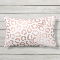 Chic Rose Gold Leopard Cheetah Animal Print
