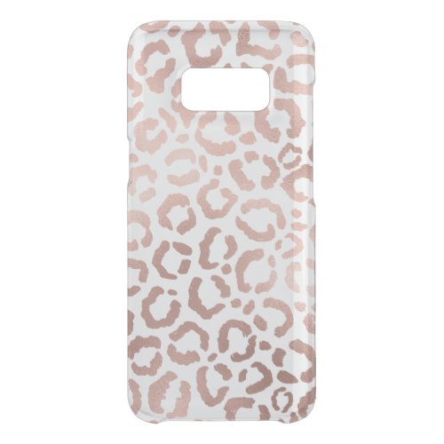 Chic Rose Gold Leopard Cheetah Animal Print Uncommon Samsung Galaxy S8 Case