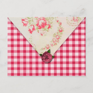 Chic Rose Recipe Card