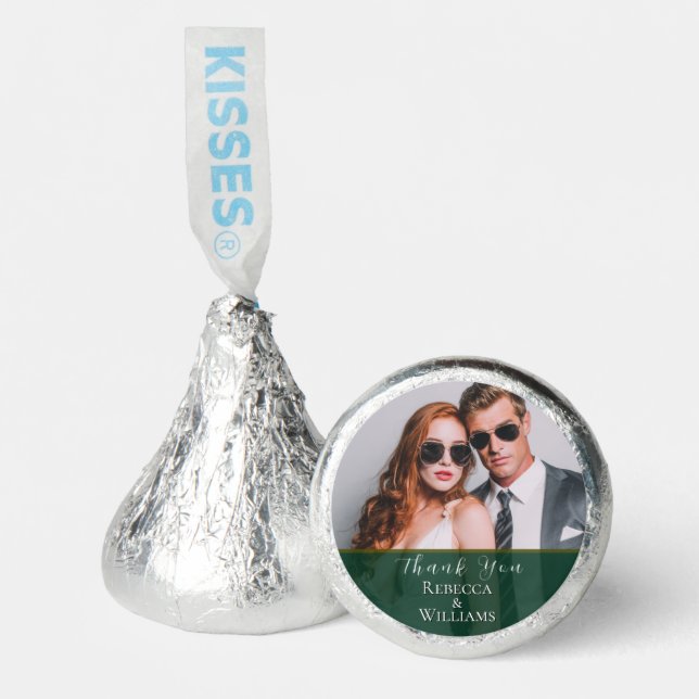 Chic Rose Unique Wedding Hershey®'s Kisses® (Front)