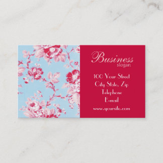 Chic Roses Business Card 3