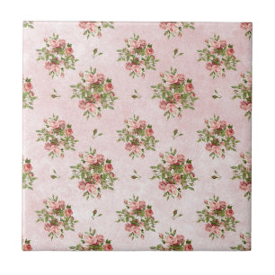 Chic Roses Ceramic Tile