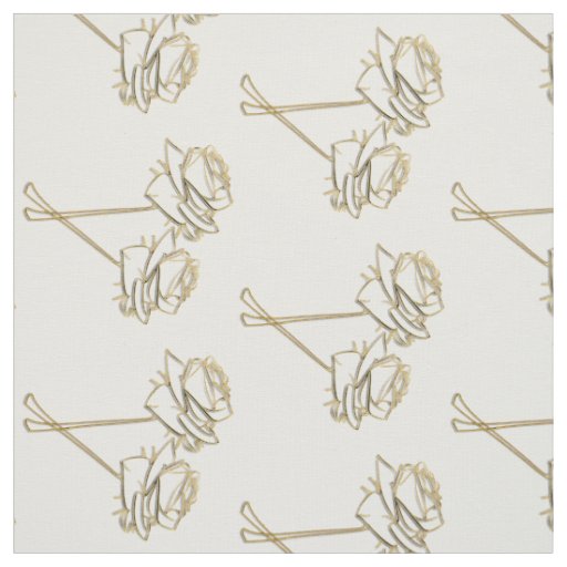 Chic Roses Floral Pattern Fabric