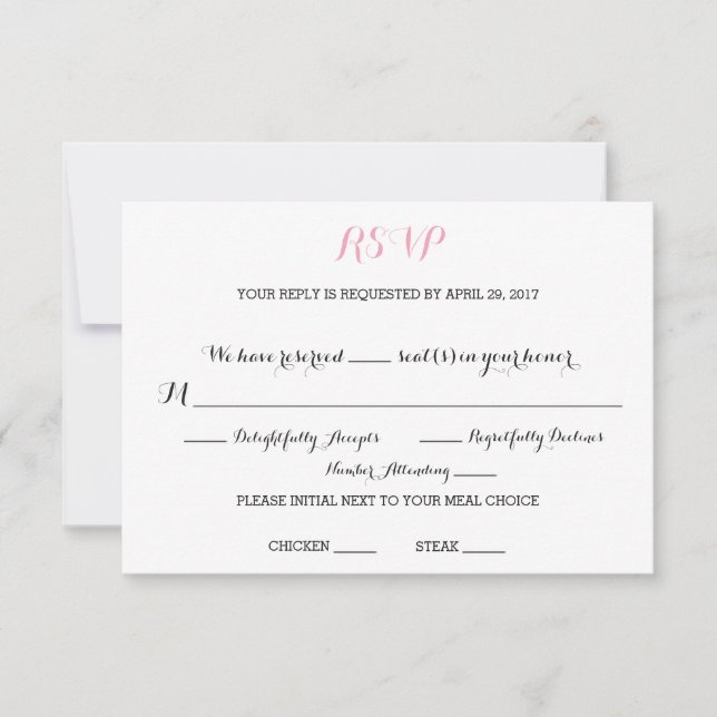 Chic RSVP (Front)