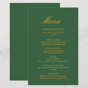 Chic Sage Green and Gold Elegant Wedding