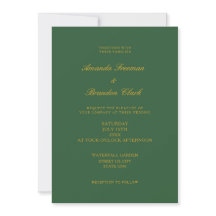Chic Sage Green and Gold Elegant Wedding