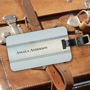 Chic Sand and Beach Stylized Luggage Tag