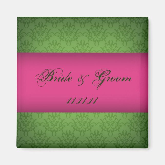 Chic Save the Date magnet (Front)