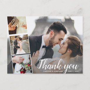 Details about   Premium Photo POSTCARD Personalised Wedding Thank You Cards Includes Envs 50 