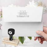 Chic Script Future Mr Mrs Wedding Return Address Rubber Stamp<br><div class="desc">Chic, modern and simple wedding return address rubber stamp with the text the future Mr and Mrs in elegant script. Simply add your name and address to all your wedding RSVP envelopes. Exclusively designed for you by Happy Dolphin Studio. If you need any help or matching products please contact us...</div>