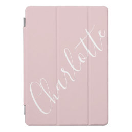 Chic Script Typography Personalized Pink   iPad Pro Cover