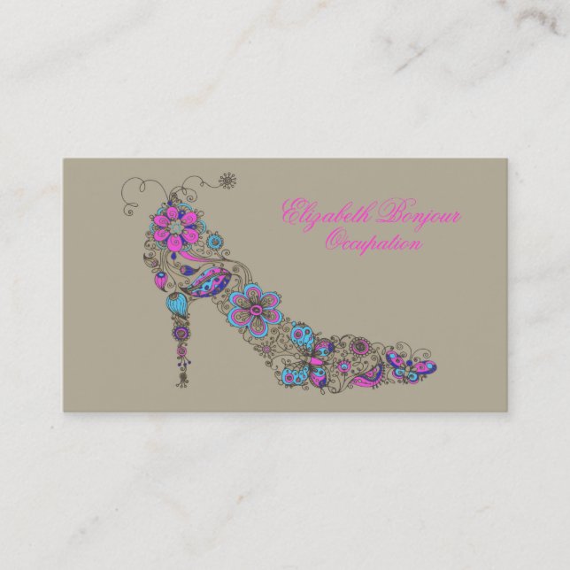 Chic Shoe ~ Business Card (Front)