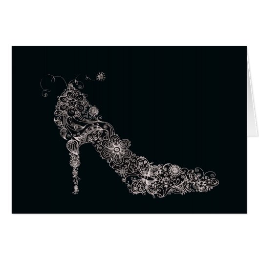 Chic Shoe ~ Card (Front Horizontal)