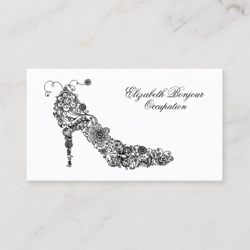 Chic Shoe Business Card