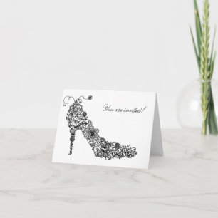 Chic Shoe Greeting ~ Note Card