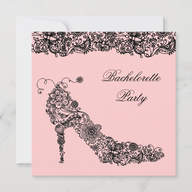 Chic Shoe ~ Invitations (Front)