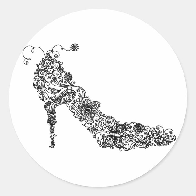 Chic Shoe ~ Stickers (Front)