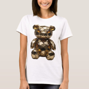 Chic Silver ABSTRACT ART Art Print T-Shirt