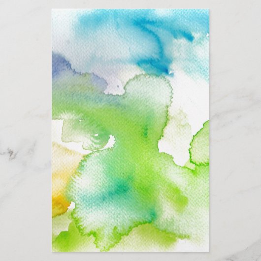 Chic Simple Beautiful Abstract Watercolor Pattern (Front)