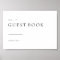 Chic + Simple Modern Wedding Guest Book Sign