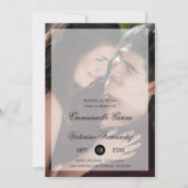 Chic Simple Photo Elegant Spanish Wedding Save The Date (Front)
