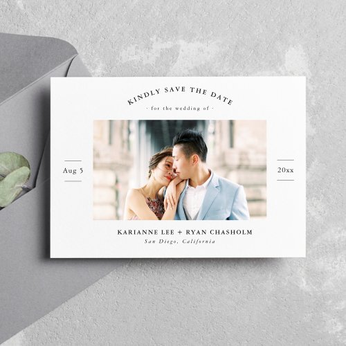 Chic  Simple Save the Date